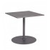 11l3sd30 30x30 square Solid Top Restaurant Dining Table with Pedestal Base Commercial Wrought Iron